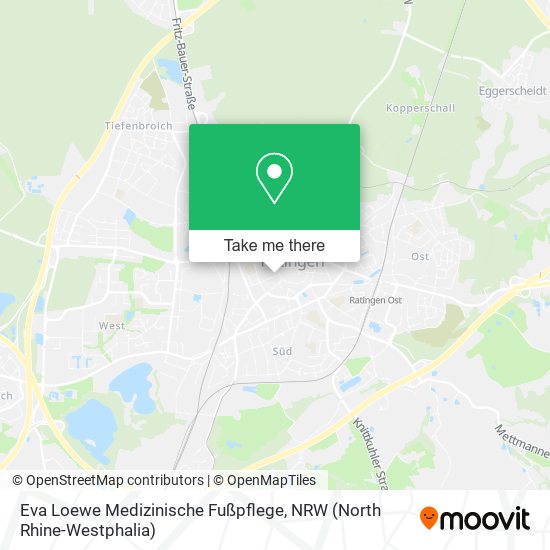 Eva Loewe Medizinische Fußpflege map