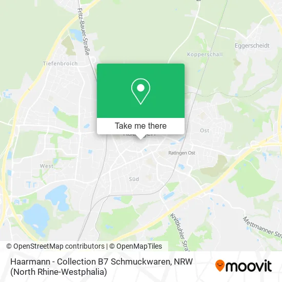 Карта Haarmann - Collection B7 Schmuckwaren