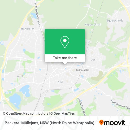 Bäckerei Müllejans map