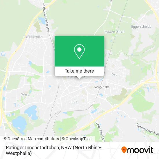 Карта Ratinger Innenstädtchen