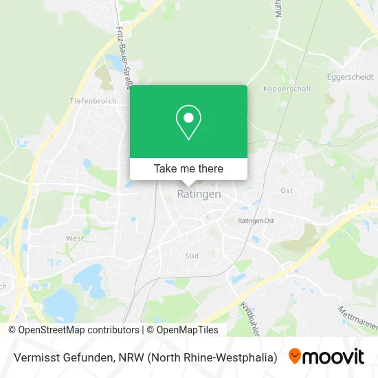 Vermisst Gefunden map