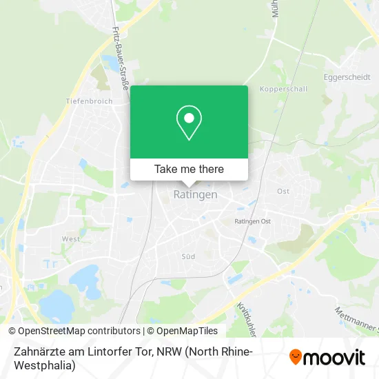 Карта Zahnärzte am Lintorfer Tor