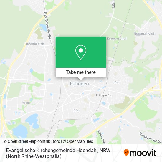 Evangelische Kirchengemeinde Hochdahl map