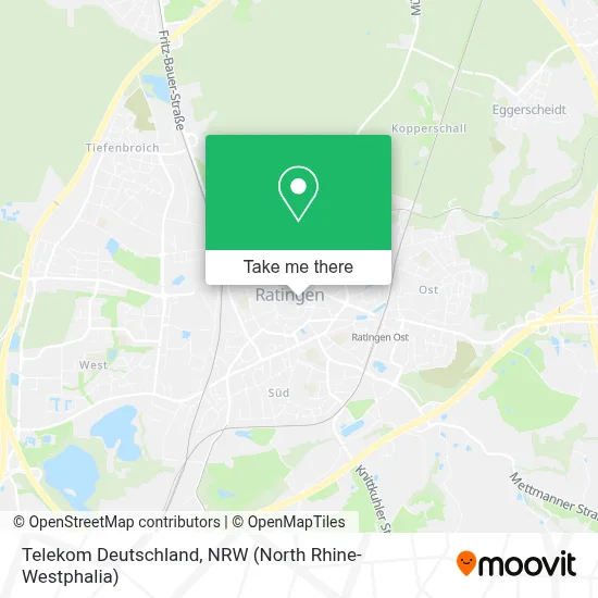 Telekom Deutschland map