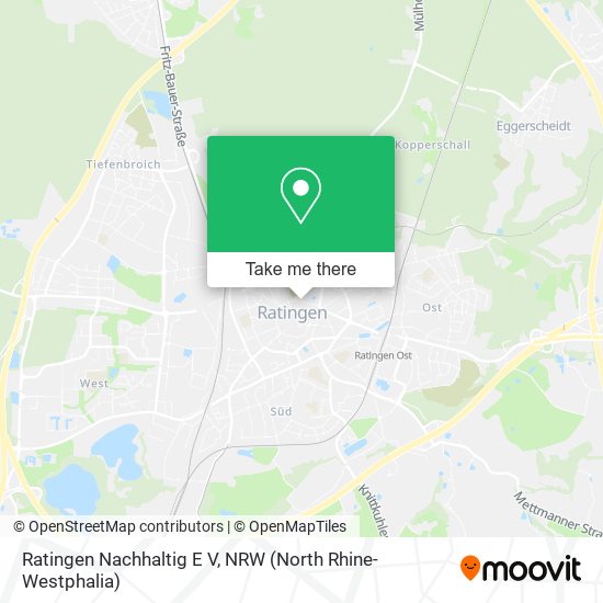 Ratingen Nachhaltig E V map
