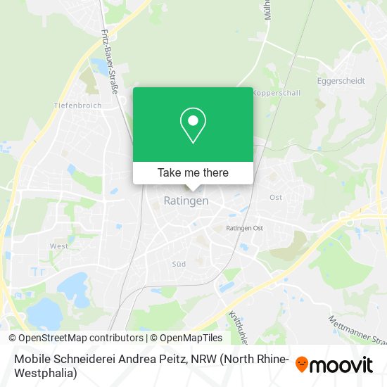 Mobile Schneiderei Andrea Peitz map