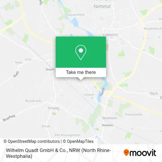 Wilhelm Quadt GmbH & Co. map