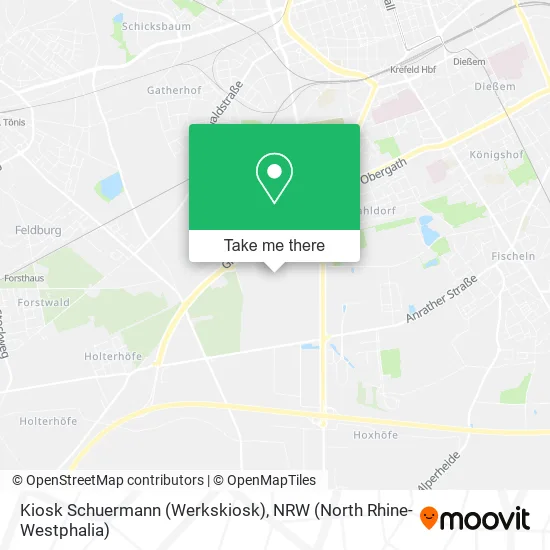 Карта Kiosk Schuermann (Werkskiosk)