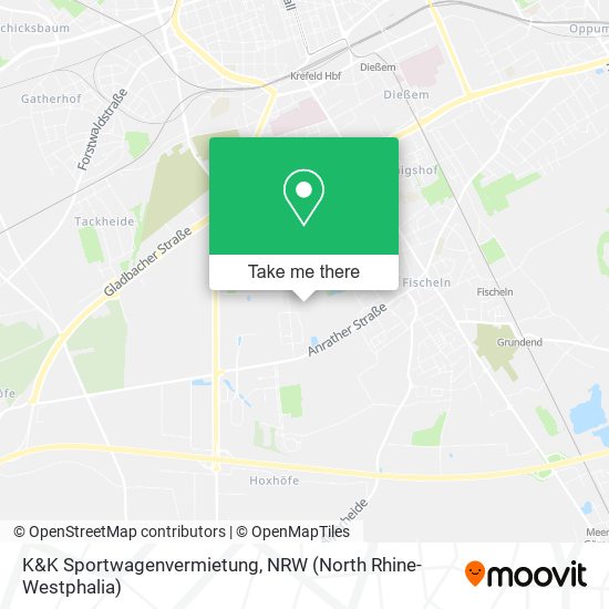 K&K Sportwagenvermietung map