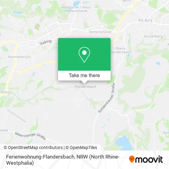 Карта Ferienwohnung-Flandersbach