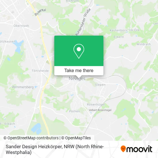 Карта Sander Design Heizkörper