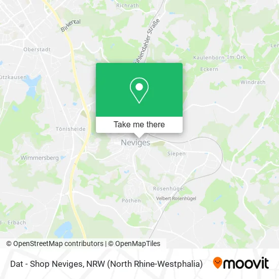 Карта Dat - Shop Neviges