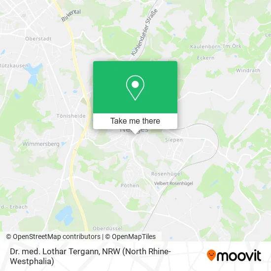 Карта Dr. med. Lothar Tergann