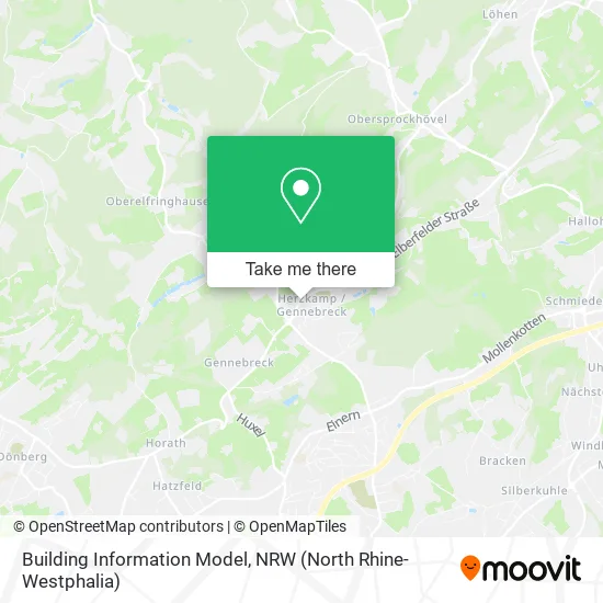 Building Information Model map