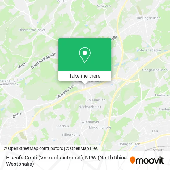 Карта Eiscafé Conti (Verkaufsautomat)