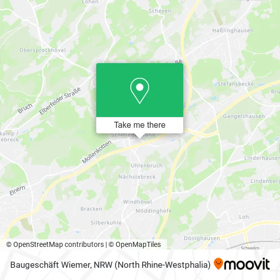 Baugeschäft Wiemer map