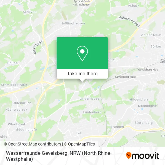 Карта Wasserfreunde Gevelsberg