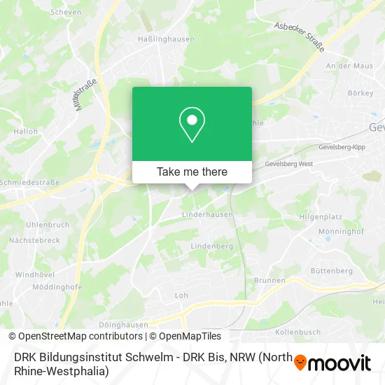 Карта DRK Bildungsinstitut Schwelm - DRK Bis