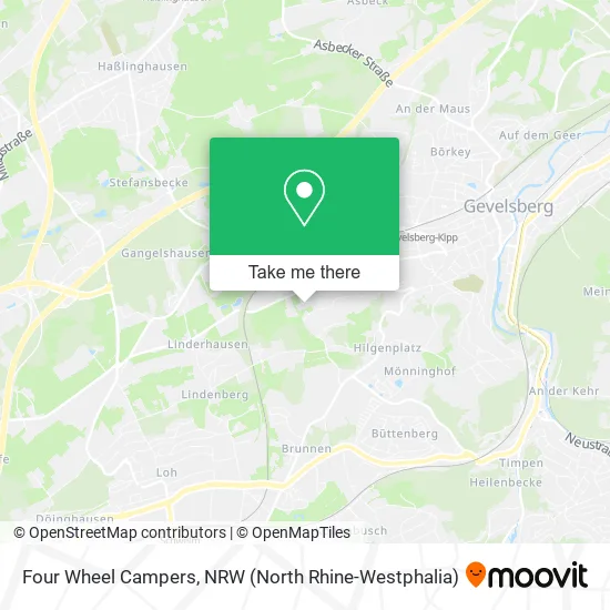 Four Wheel Campers map