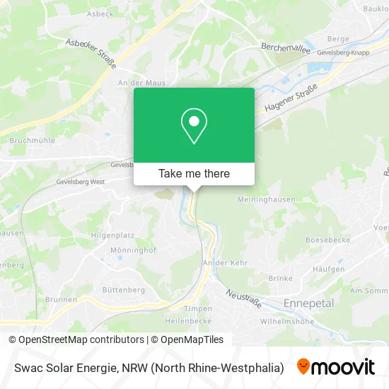 Карта Swac Solar Energie