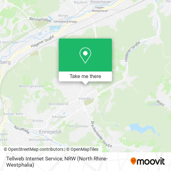 Карта Tellweb Internet Service