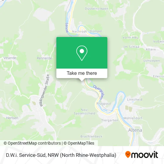 D.W.i. Service-Süd map