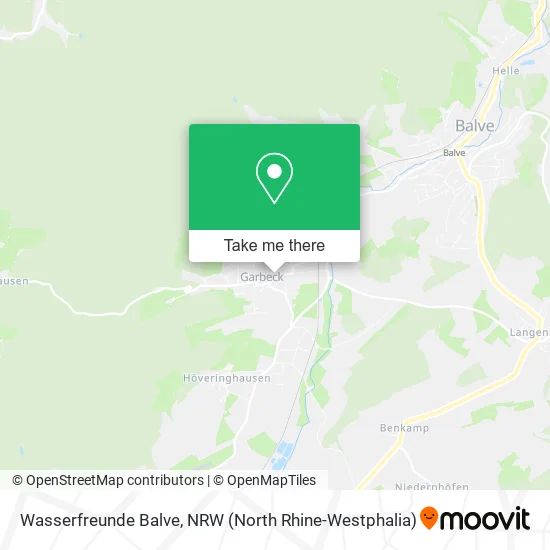 Карта Wasserfreunde Balve