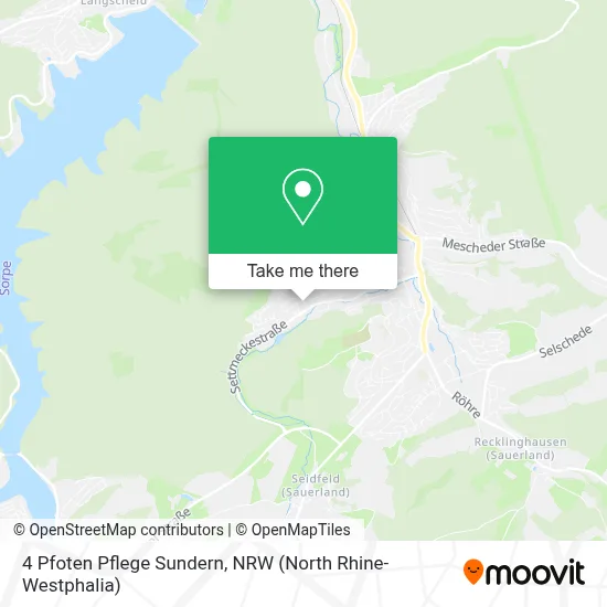 4 Pfoten Pflege Sundern map