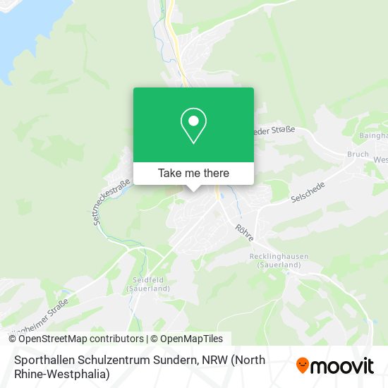 Sporthallen Schulzentrum Sundern map