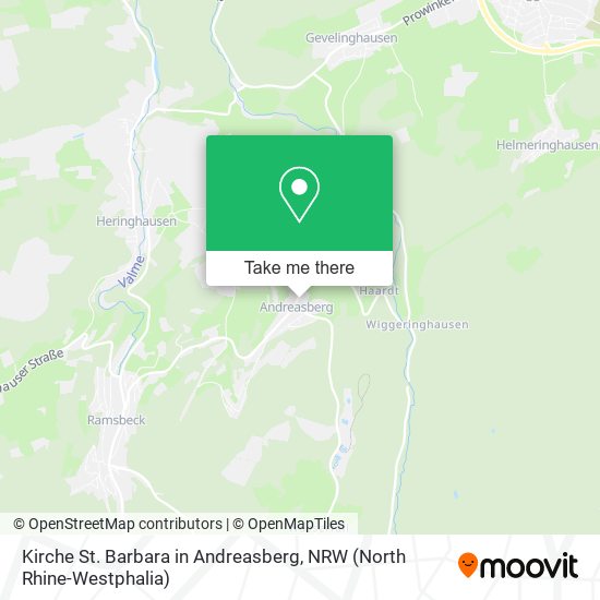 Kirche St. Barbara in Andreasberg map