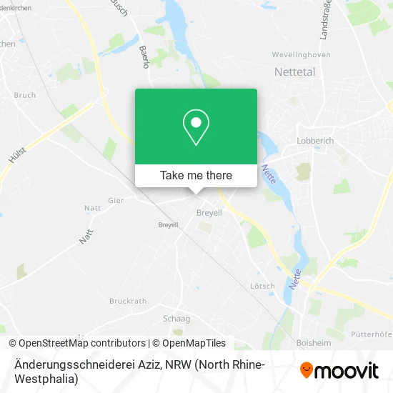 Карта Änderungsschneiderei Aziz