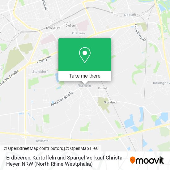 Erdbeeren, Kartoffeln und Spargel Verkauf Christa Heyer map