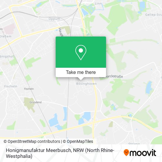Honigmanufaktur Meerbusch map