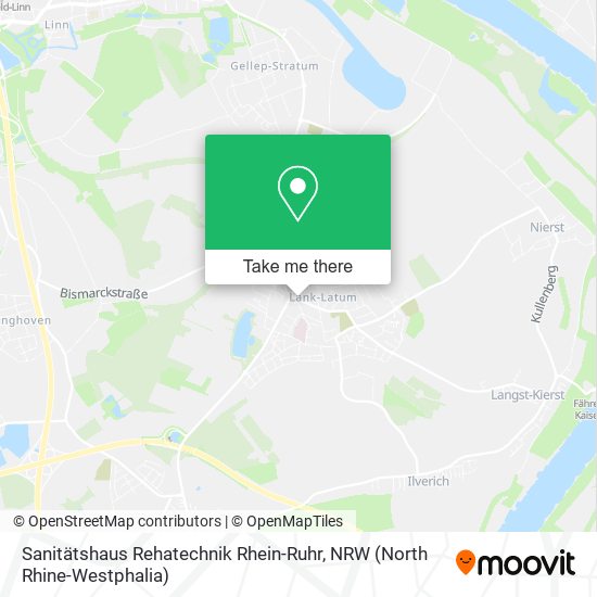 Sanitätshaus Rehatechnik Rhein-Ruhr map