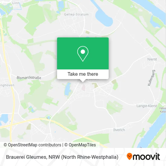 Brauerei Gleumes map