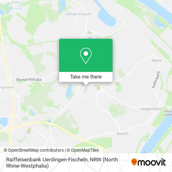 Raiffeisenbank Uerdingen-Fischeln map