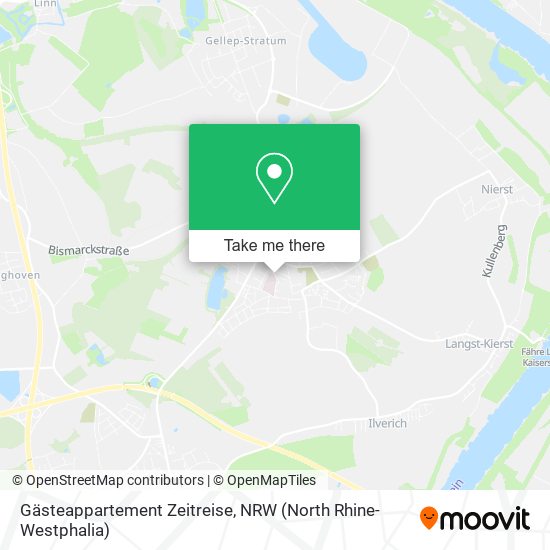 Gästeappartement Zeitreise map