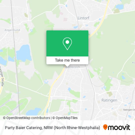 Party Baier Catering map