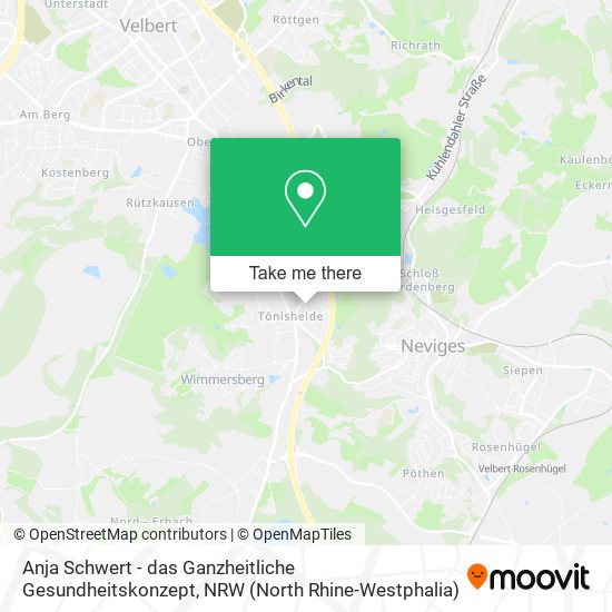 Anja Schwert - das Ganzheitliche Gesundheitskonzept map