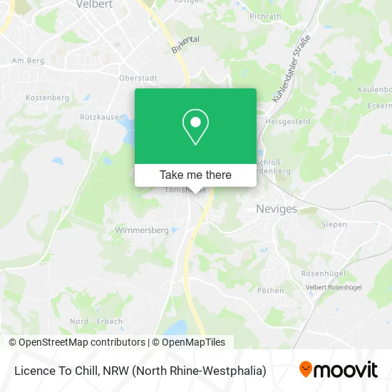 Licence To Chill map