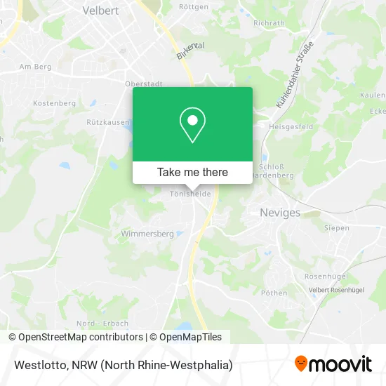 Westlotto map