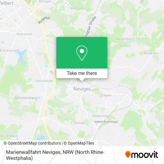 Карта Marienwallfahrt Neviges