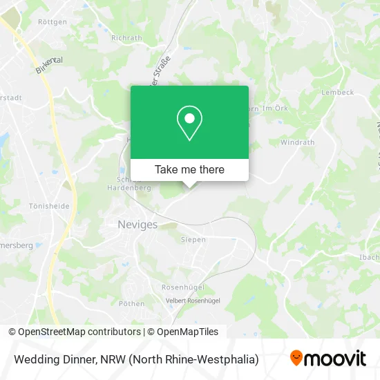 Карта Wedding Dinner