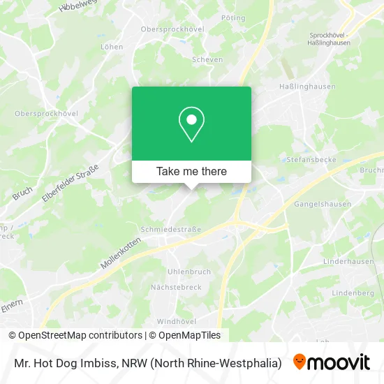 Карта Mr. Hot Dog Imbiss