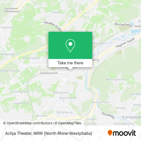 Achja Theater map