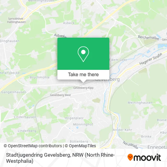Карта Stadtjugendring Gevelsberg