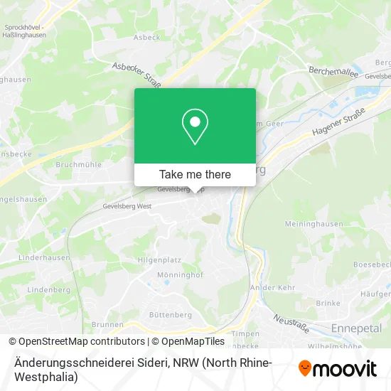 Карта Änderungsschneiderei Sideri