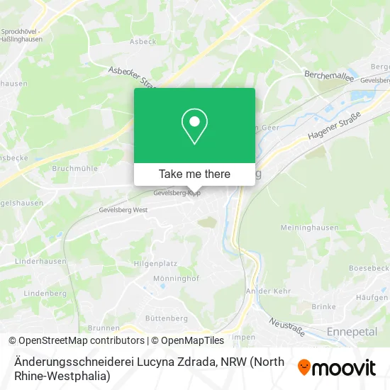 Карта Änderungsschneiderei Lucyna Zdrada