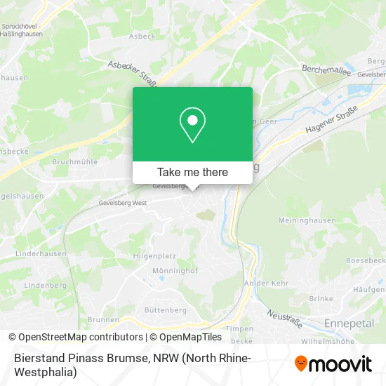 Карта Bierstand Pinass Brumse