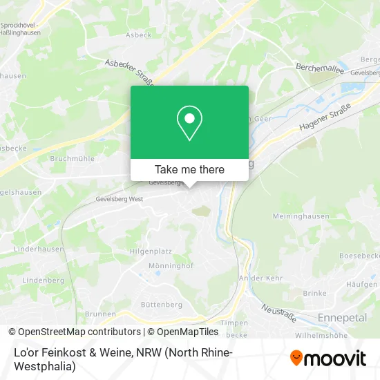 Карта Lo'or Feinkost & Weine